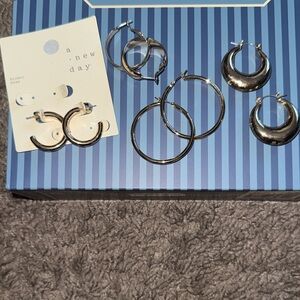 A New Day Silver Earring Collection